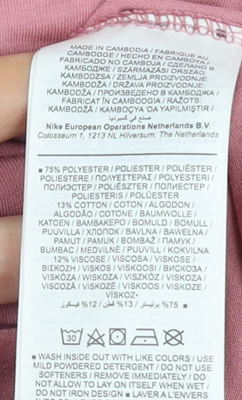 Nike Women’s Pink Dri-Fit Tank Top Medium Lightweight Activewear