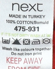 Next Men’s Danger Mouse Red Graphic T-Shirt Size S Cotton Crew Neck