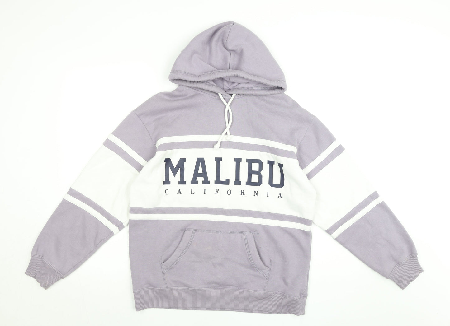 Hollister Men’s Purple Hoodie XS Pullover Malibu Graphic Print