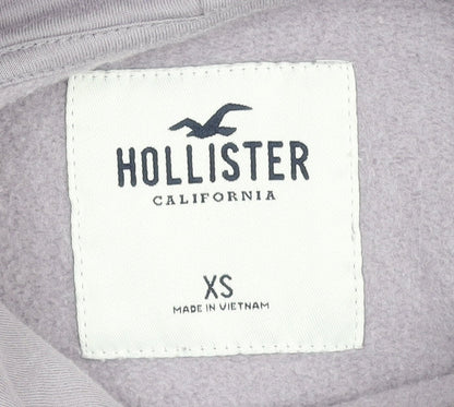Hollister Men’s Purple Hoodie XS Pullover Malibu Graphic Print