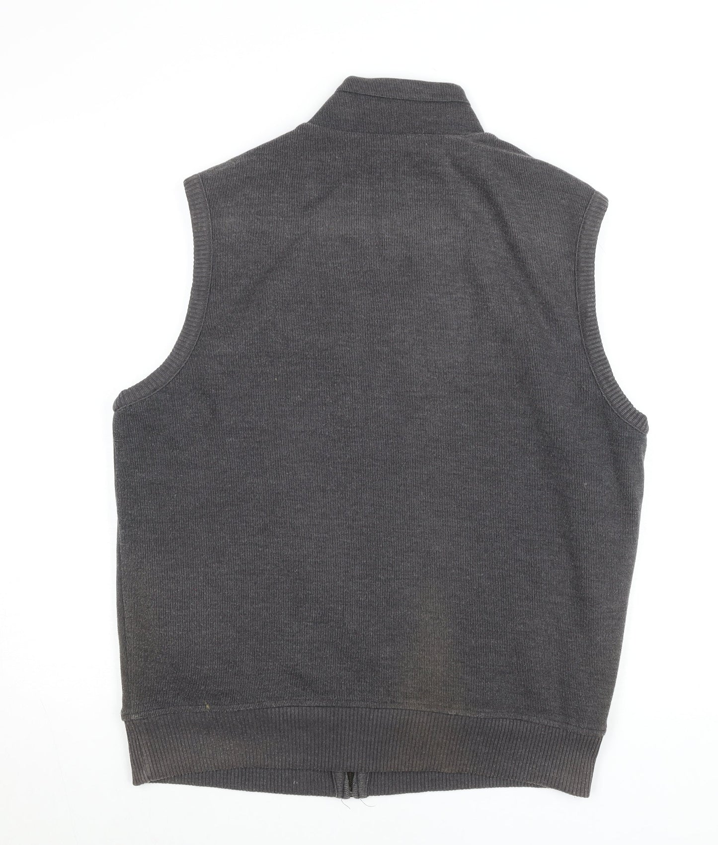 Marks and Spencer Men’s Grey Waistcoat Bodywarmer M 38-40" Cotton Blend