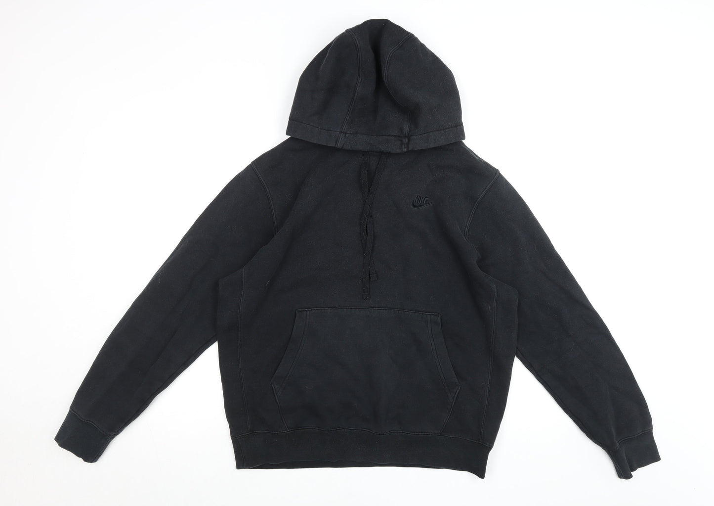 Mens UK Size M Nike Black Pullover Hoodie