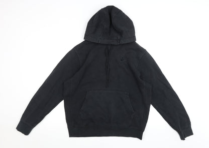 Mens UK Size M Nike Black Pullover Hoodie