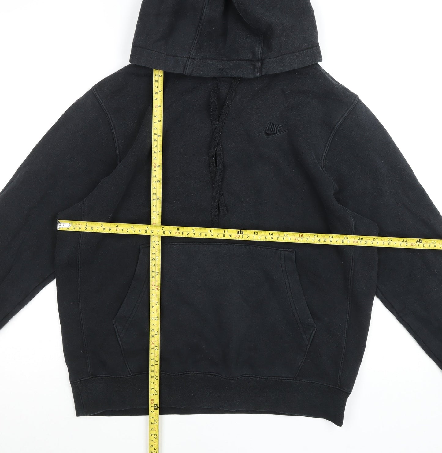 Mens UK Size M Nike Black Pullover Hoodie