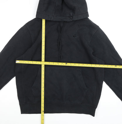 Mens UK Size M Nike Black Pullover Hoodie