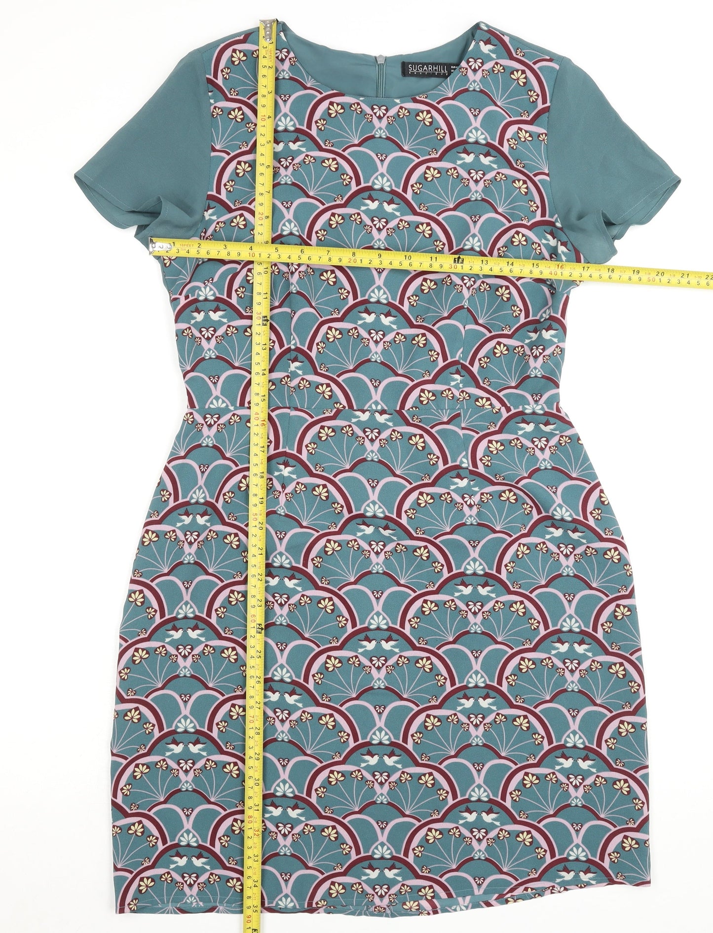 Sugarhill Boutique Women’s Multicoloured UK 12 Shift Dress