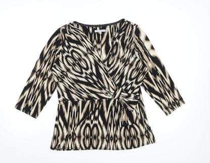 Marks and Spencer Per Una Women’s Multicoloured Wrap Blouse Size 14