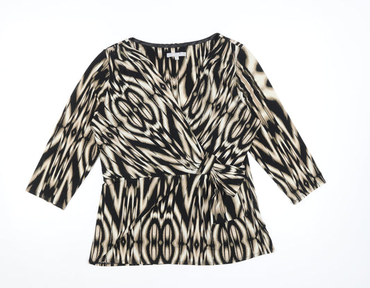 Marks and Spencer Per Una Women’s Multicoloured Wrap Blouse Size 14