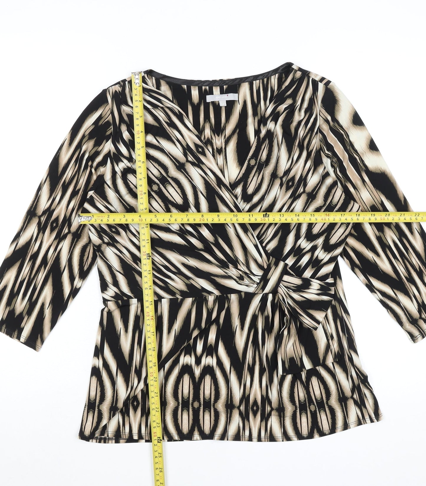Marks and Spencer Per Una Women’s Multicoloured Wrap Blouse Size 14