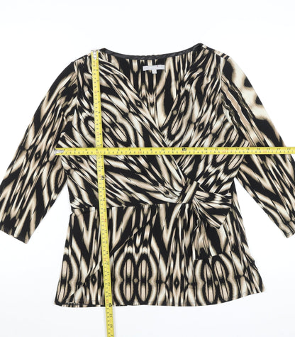 Marks and Spencer Per Una Women’s Multicoloured Wrap Blouse Size 14