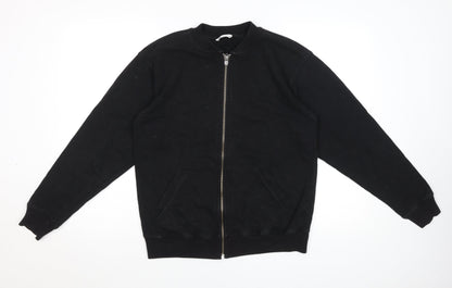 Marks and Spencer Women’s Black Jacket S Basic Zip Casual