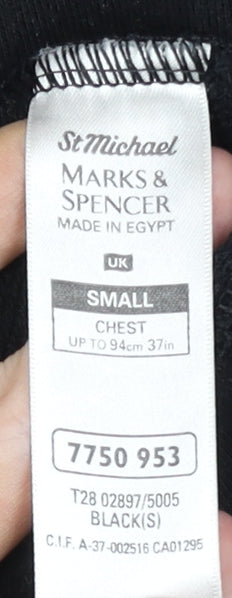 Marks and Spencer Women’s Black Jacket S Basic Zip Casual