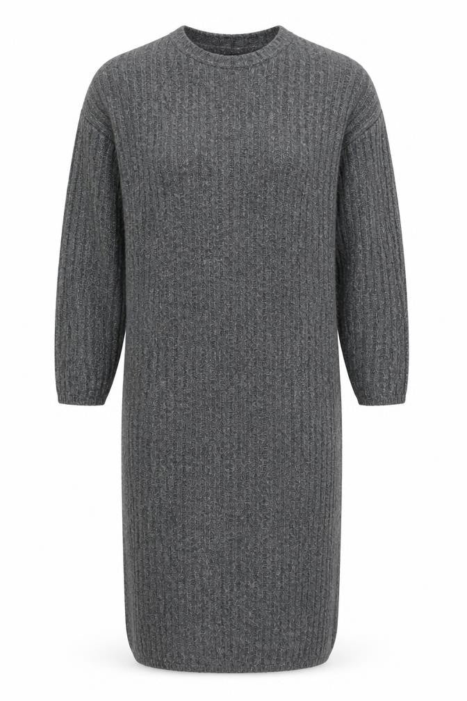 Front view of ASOS Design Women’s Grey V-Neck jumper, size S, UK 8-10