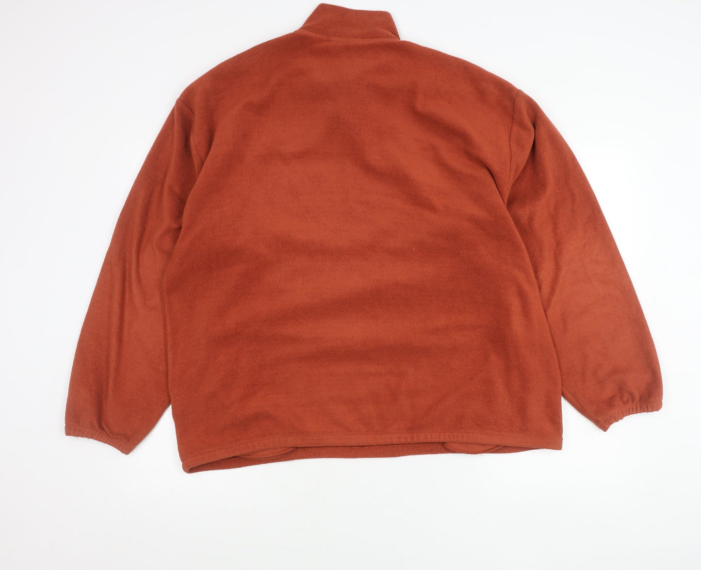 ASOS Men's Brown Fleece 1/4 Zip Sweatshirt Pullover M Regular Fit