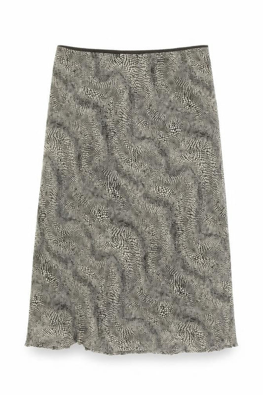 Next Womens Brown Animal Print Viscose Pencil Skirt UK 14