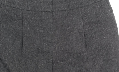 Marks and Spencer Men's Black Pleated Trousers M Regular Fit