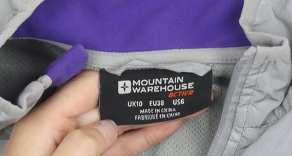 Mountain Warehouse Women’s Grey Size 10 Windbreaker Lightweight Jacket