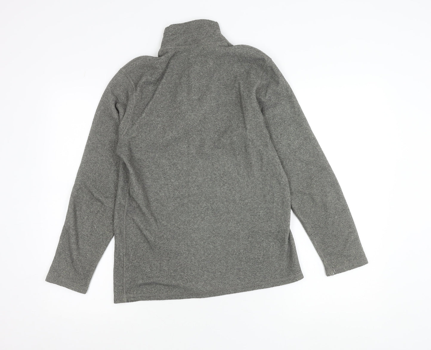 DKNY Women’s Grey Zip Pullover Sweatshirt Size S Regular Fit