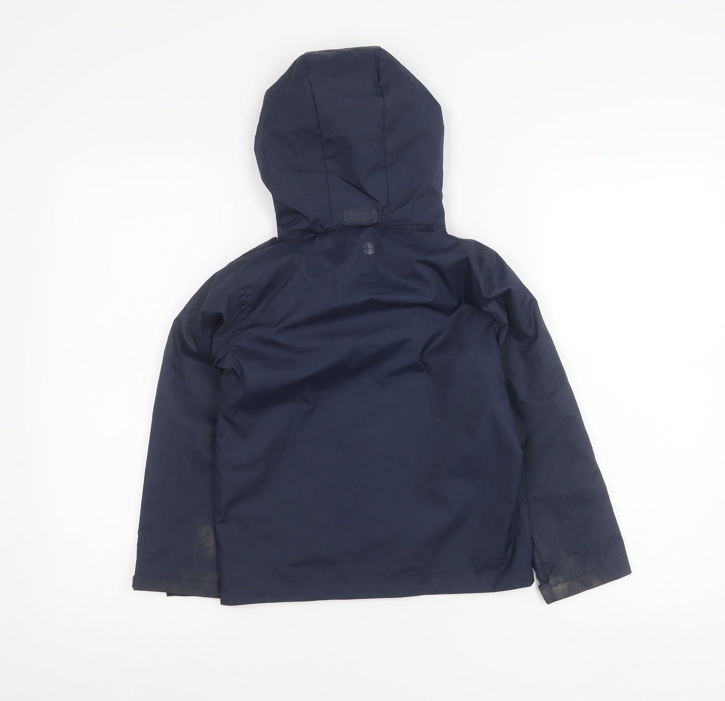 Mountain Warehouse Boys Blue 5-6Y Hooded Waterproof Rain Coat Jacket