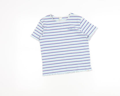 Saltrock Women’s Multicoloured Striped Cotton T-Shirt S