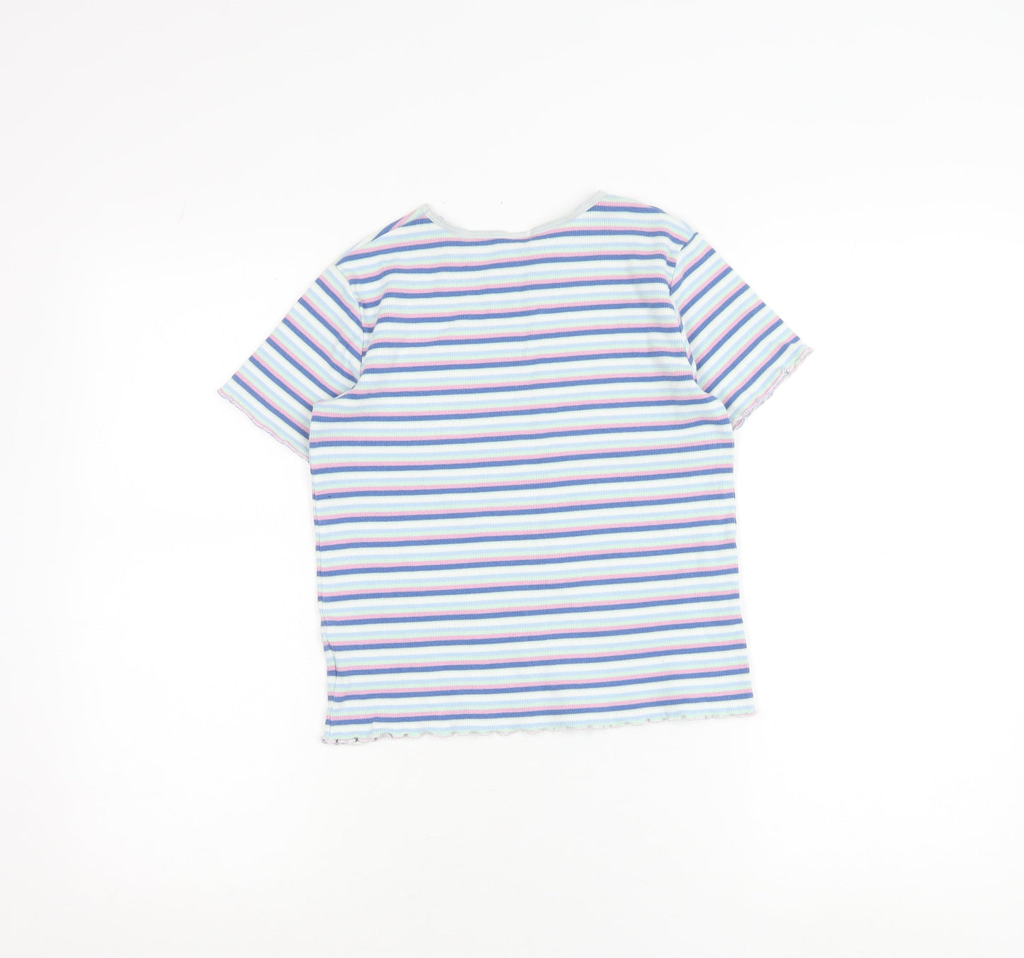Saltrock Women’s Multicoloured Striped Cotton T-Shirt S