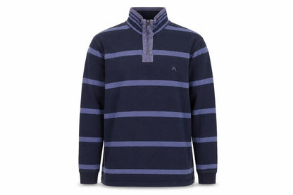 Austin Reed Men’s Blue Stripe 1/4 Zip Sweatshirt Size M