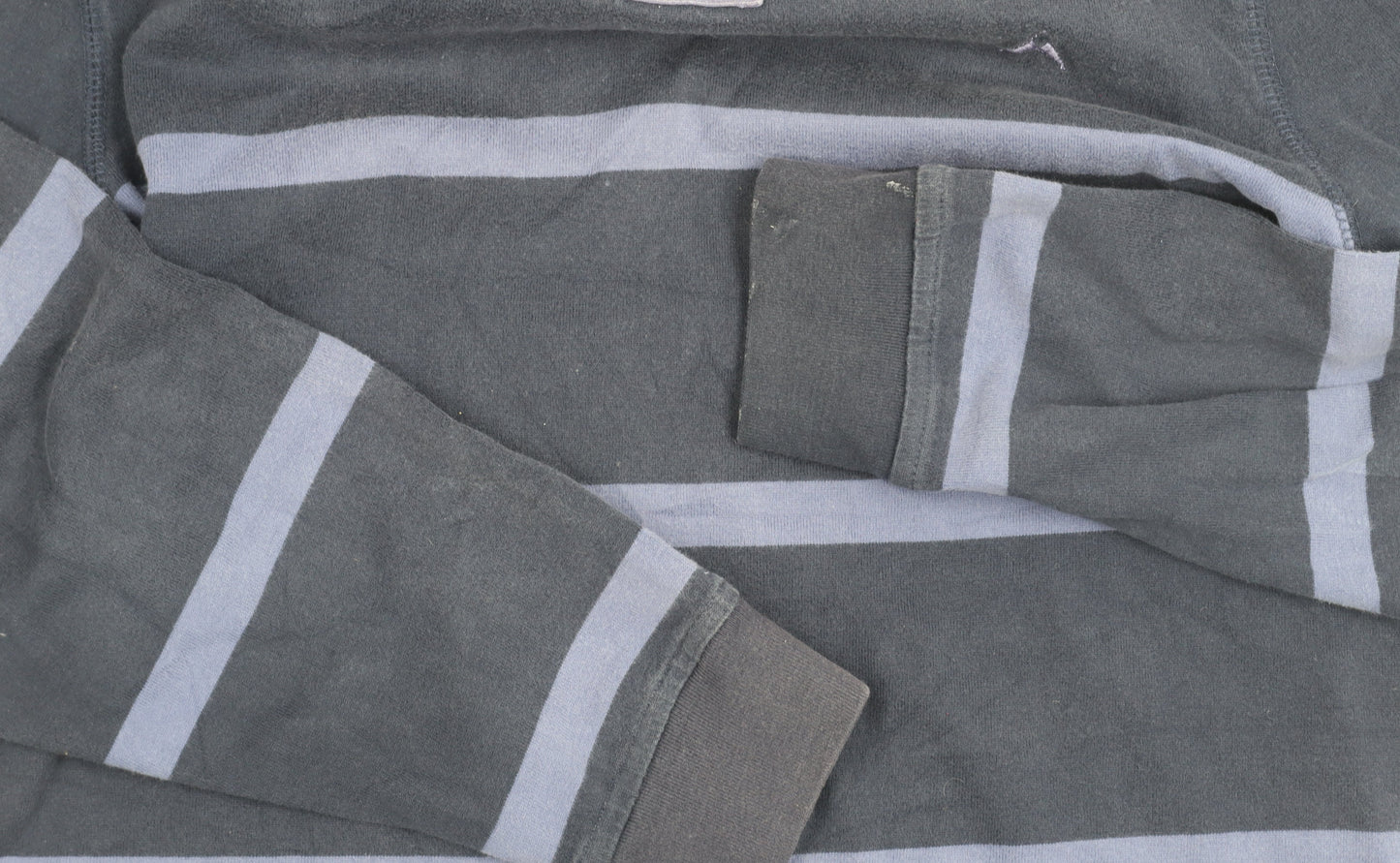 Austin Reed Men’s Blue Stripe 1/4 Zip Sweatshirt Size M