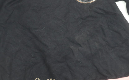 George Girls Black Pudsey Hoodie 8-9 Years Sequin Logo Pullover