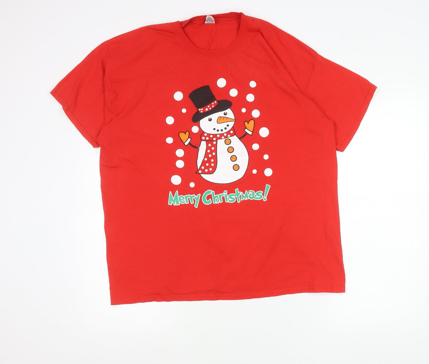 Mens UK Size XL Fruit of the Loom Red  T-Shirt
