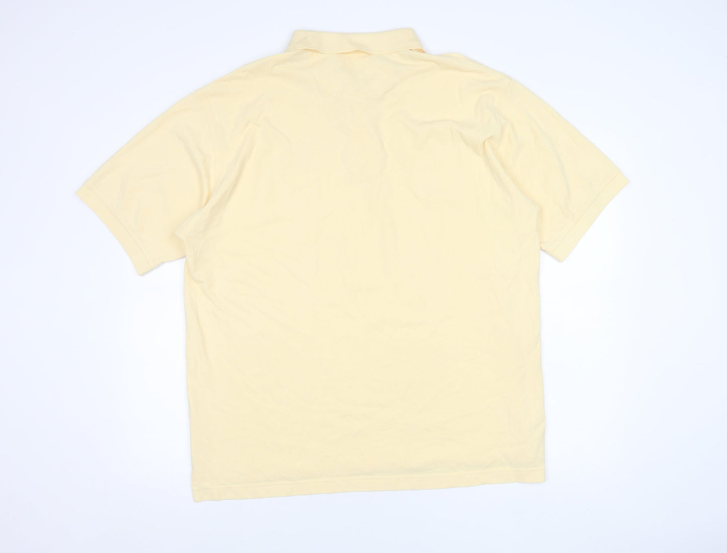 IZOD Men's Beige XL Short Sleeve Cotton Polo Shirt Classic Fit