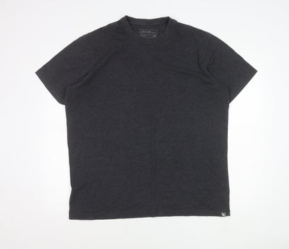 Mens UK Size XL Eddie Bauer Black  T-Shirt