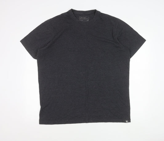 Mens UK Size XL Eddie Bauer Black  T-Shirt