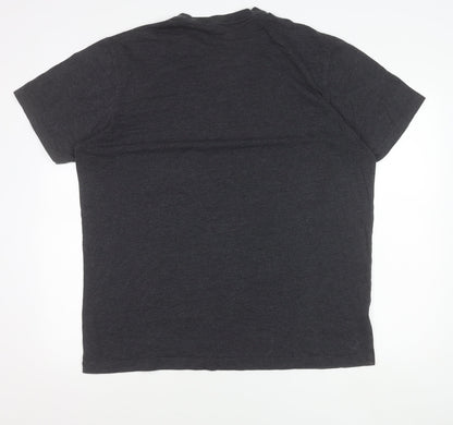 Mens UK Size XL Eddie Bauer Black  T-Shirt