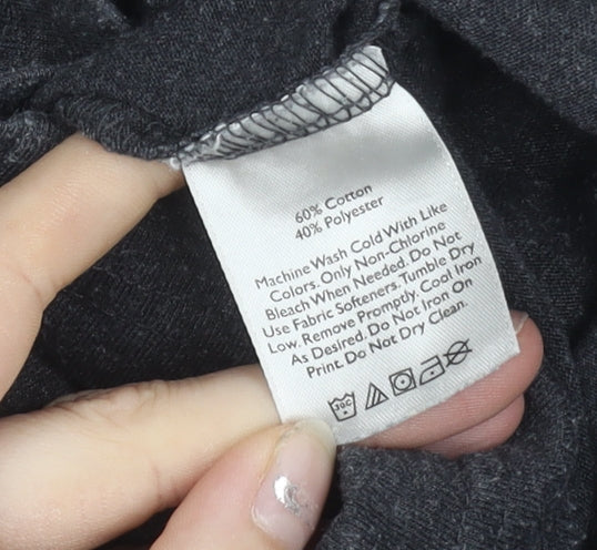Mens UK Size XL Eddie Bauer Black  T-Shirt