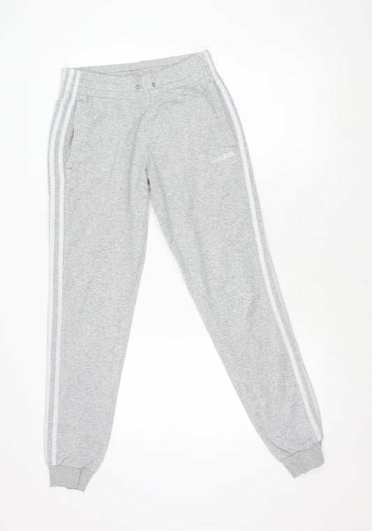 Adidas Women Grey XS Jogger Sweatpants Gym Training Trousers