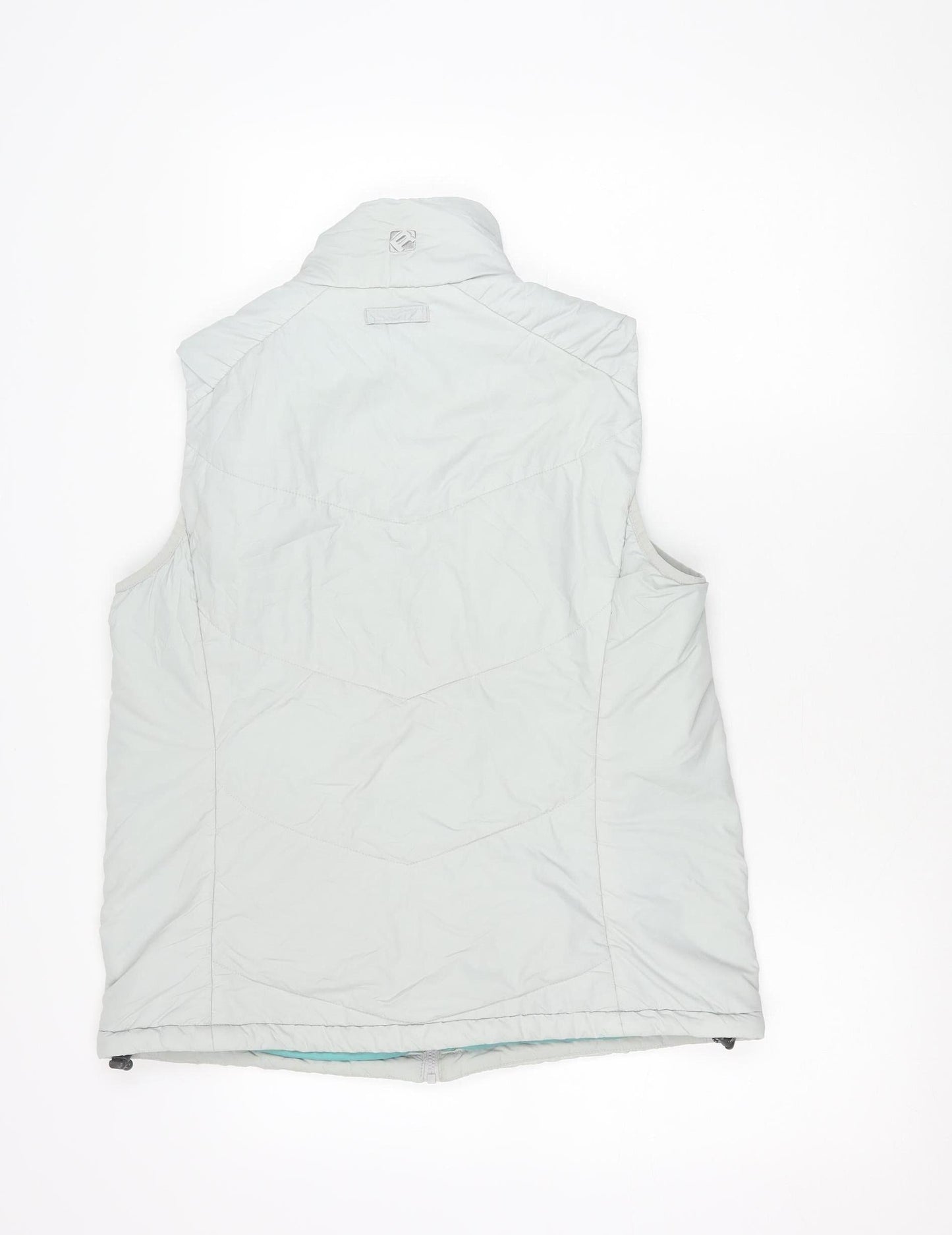 Rohan Womens Grey Waistcoat Bodywarmer M Lightweight Zip Padded Vest