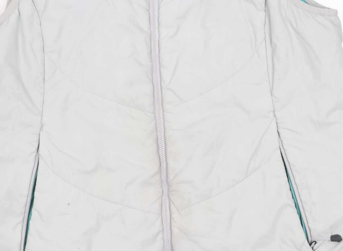 Rohan Womens Grey Waistcoat Bodywarmer M Lightweight Zip Padded Vest