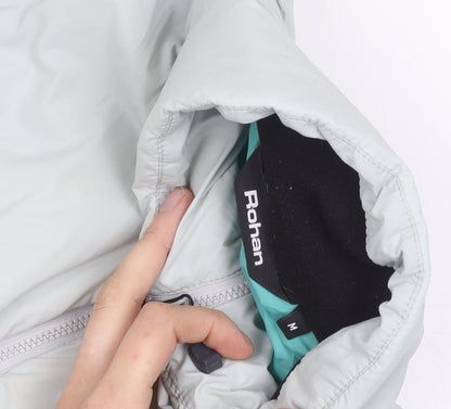 Rohan Womens Grey Waistcoat Bodywarmer M Lightweight Zip Padded Vest