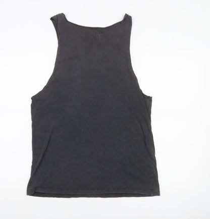 Condemned Nation Unisex Black Cotton Graphic Tank Top Size M