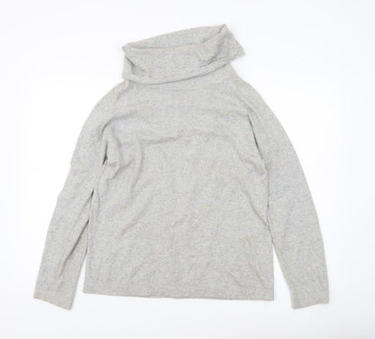Laura Ashley Women’s Grey Roll Neck Knit Jumper UK 12