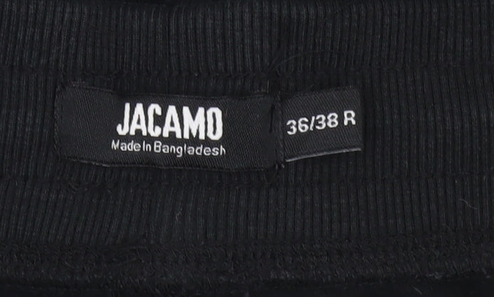 Jacamo Men’s Black Jogger Sweatpants Size 36 Regular Fit Tapered