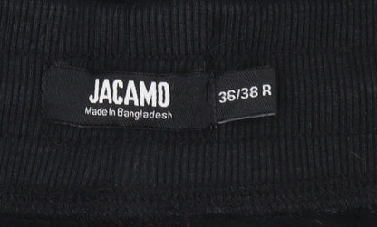 Jacamo Men’s Black Jogger Sweatpants Size 36 Regular Fit Tapered