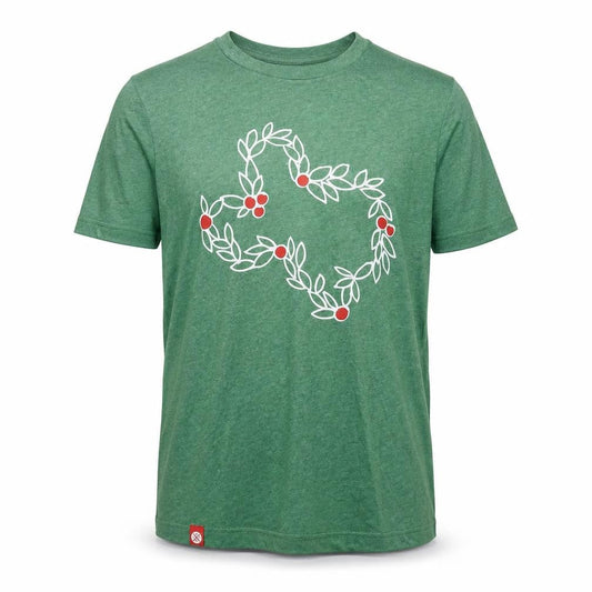 Tumbleweed TexStyles Men’s Green Graphic Flower Cotton Blend T-Shirt M