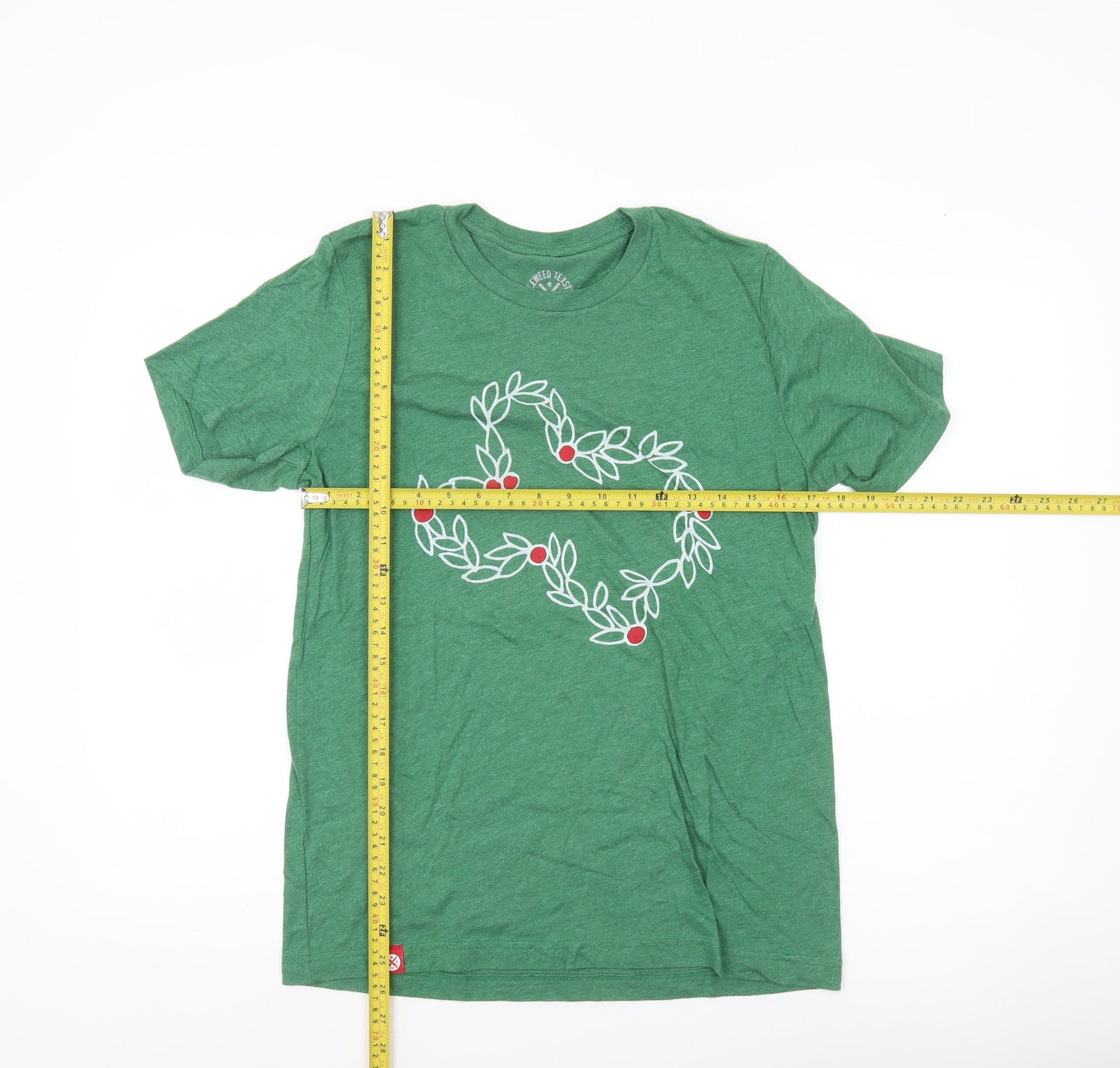 Tumbleweed TexStyles Men’s Green Graphic Flower Cotton Blend T-Shirt M