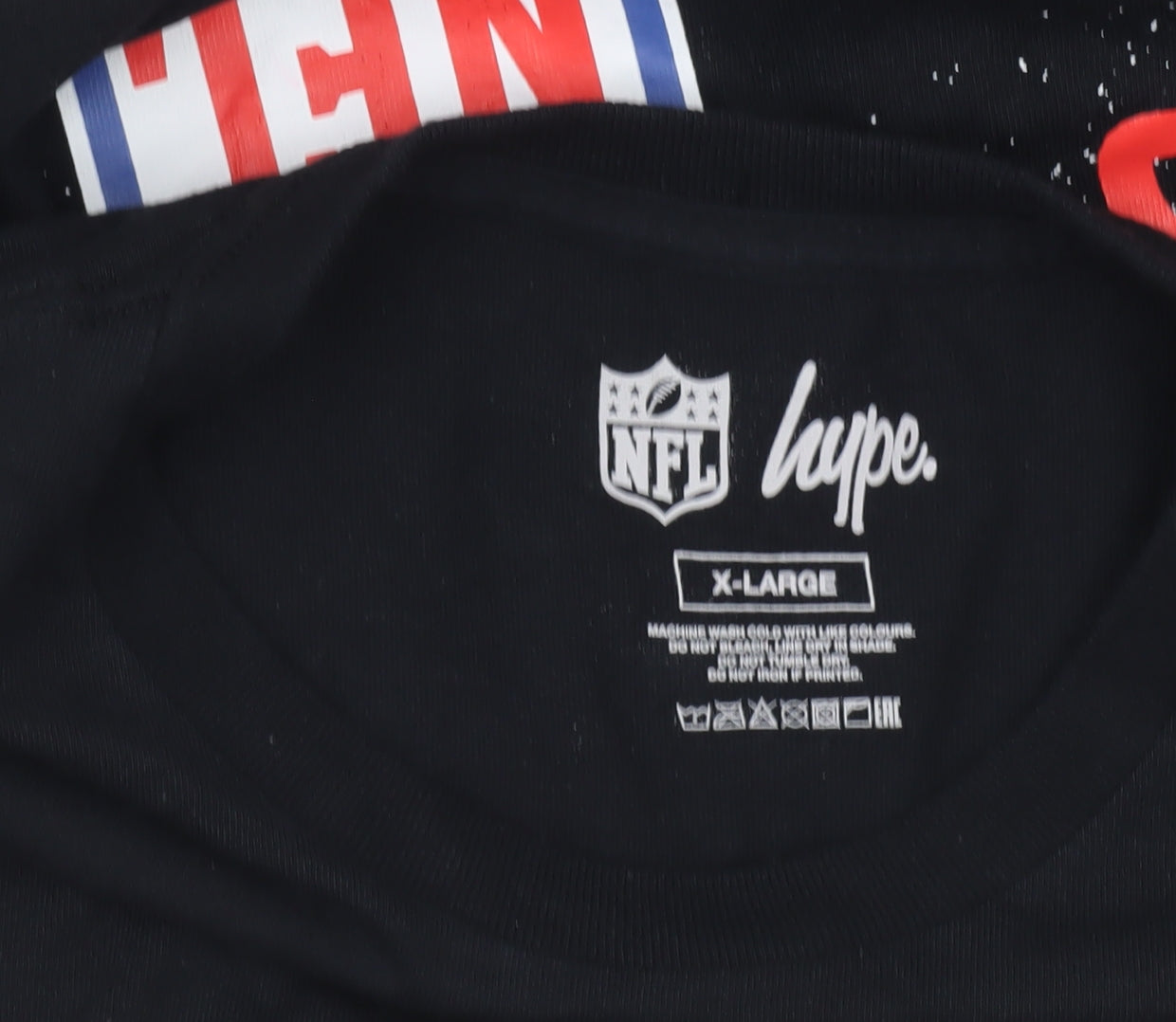 Mens UK Size XL Hype Black  T-Shirt