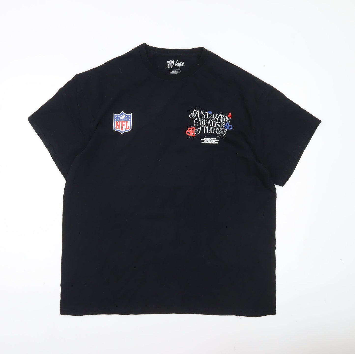 Mens UK Size XL Hype Black  T-Shirt