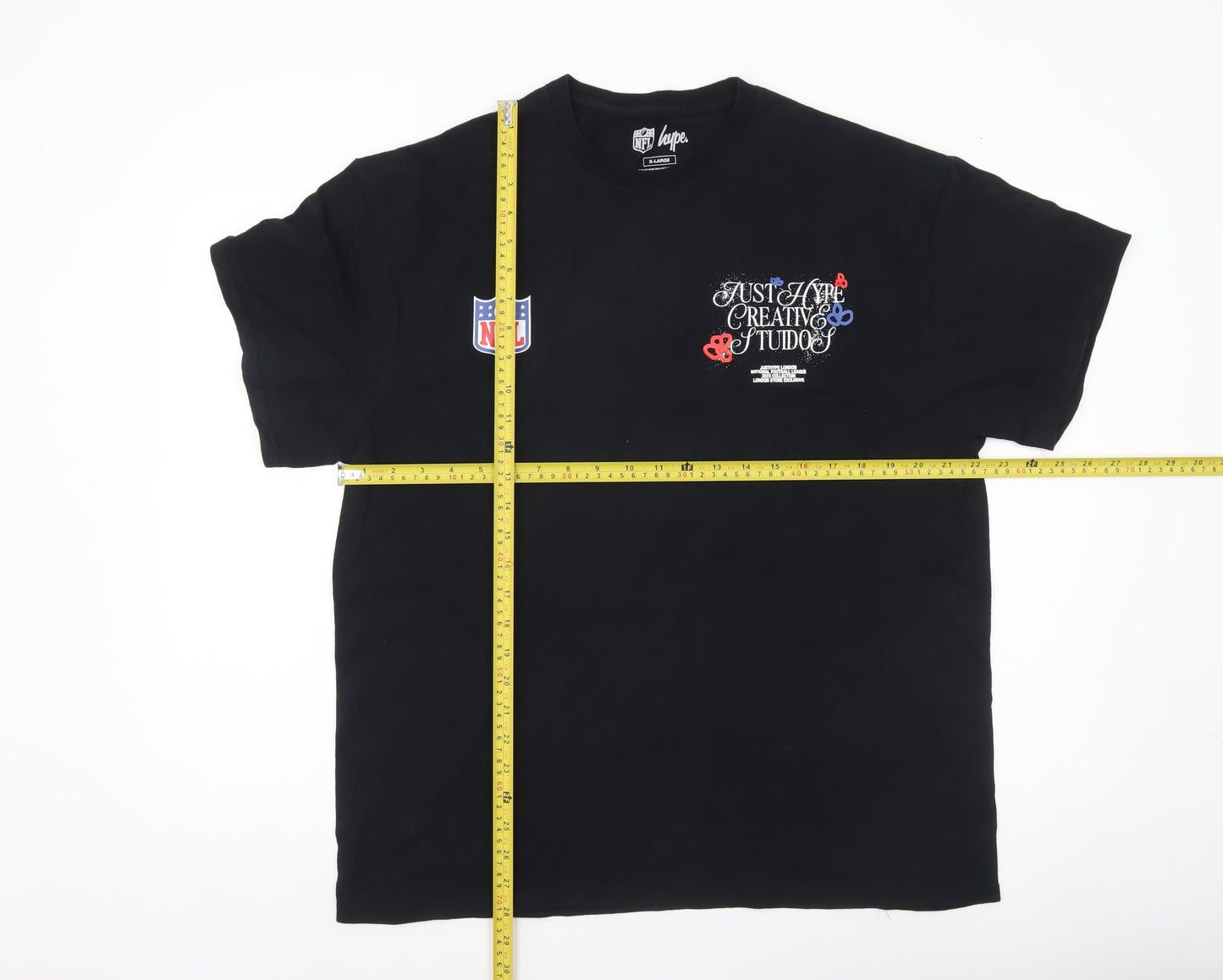 Mens UK Size XL Hype Black  T-Shirt