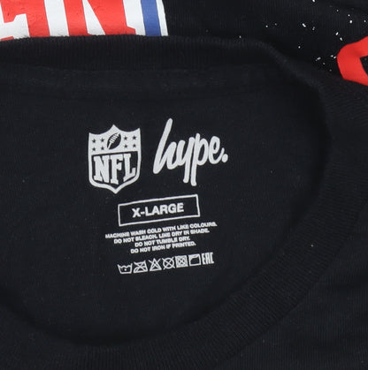 Mens UK Size XL Hype Black  T-Shirt