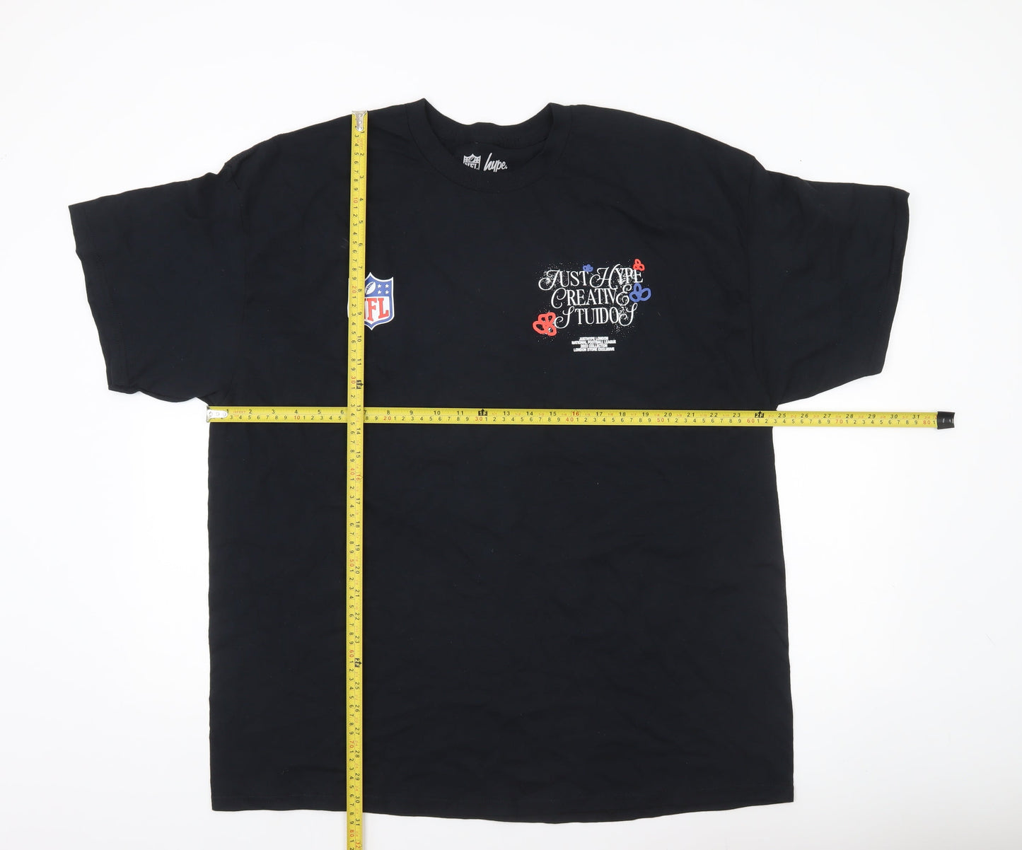 Mens UK Size 2XL Hype Black  T-Shirt