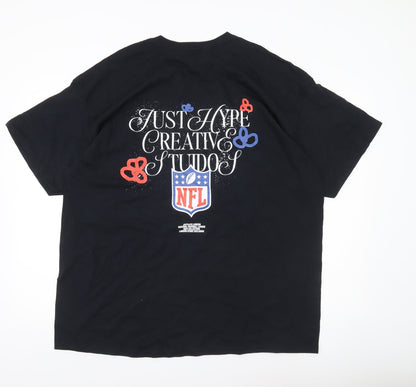 Mens UK Size 2XL Hype Black  T-Shirt